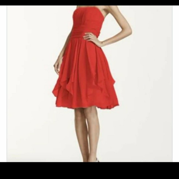 burnt orange bridesmaid dresses david's bridal